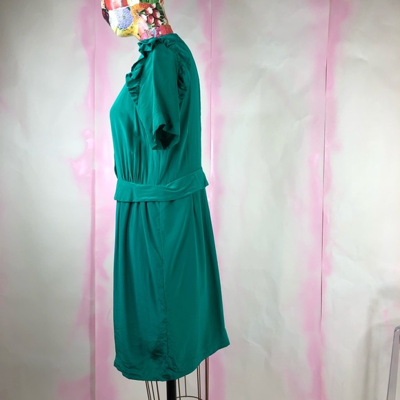 Sandro Paris Radieuse Silk Ruffle Dress - Costume Baldor